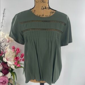 Levi’s Olive Green Flowy Top